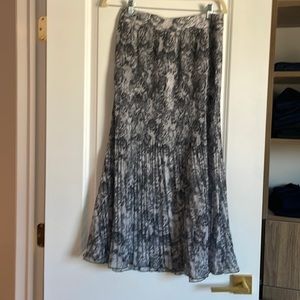 Ganni long skirt, shades of gray, size 38,